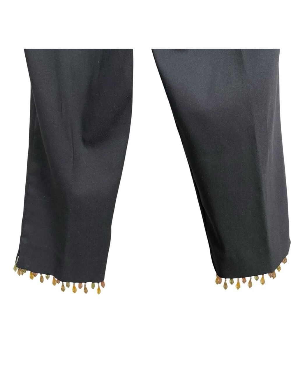 Vintage Cactus Flower Capri, Size 2, Black - Picture 7 of 9
